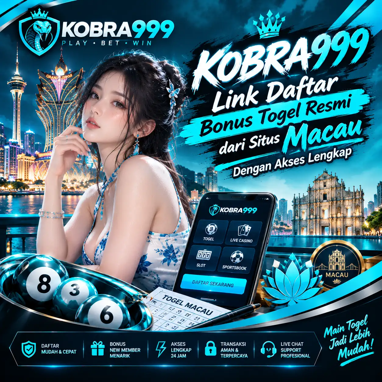KOBRA999 Link Daftar Bonus Togel Resmi Dan Bocoran Angka Ular Dengan Akses Lengkap